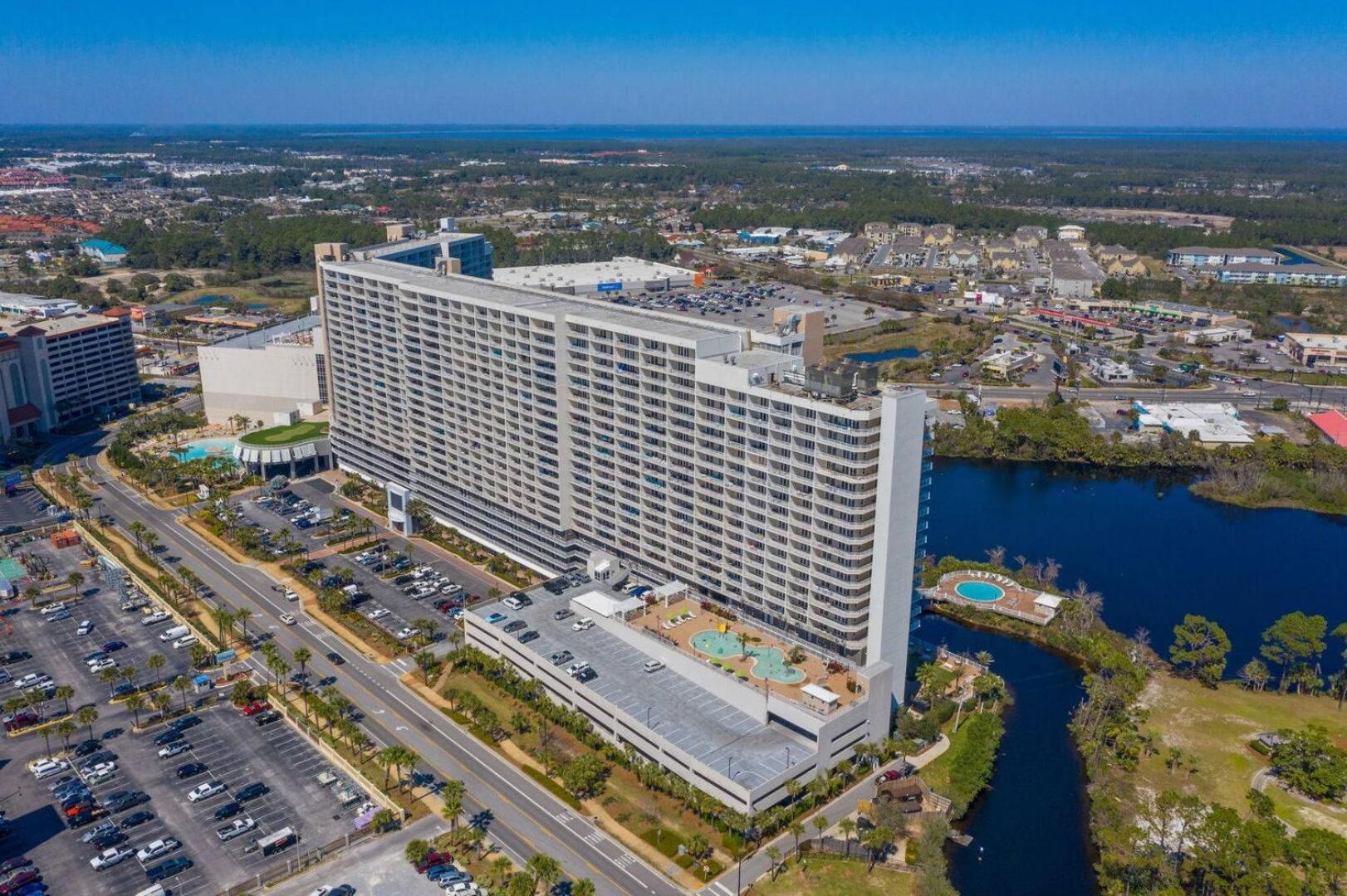 Laketown Wharf #624 Beautiful Gulf View By Nautical * Panama City Beach